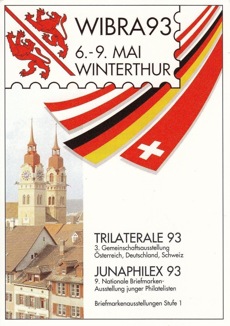 Tutti i francobolli: 1993 WIBRA Winterthur CH/A/D JUNAPHILEX – Nuovo (secondo la descrizione) da Spreitenbach venduto da Mustang_1105