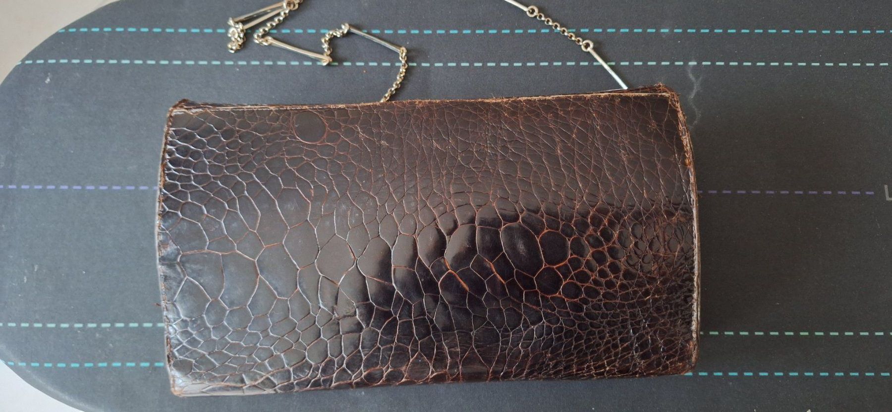Borse da donna: Sac brun croco Vintage – Usato da St-Triphon venduto da Jldr0 3