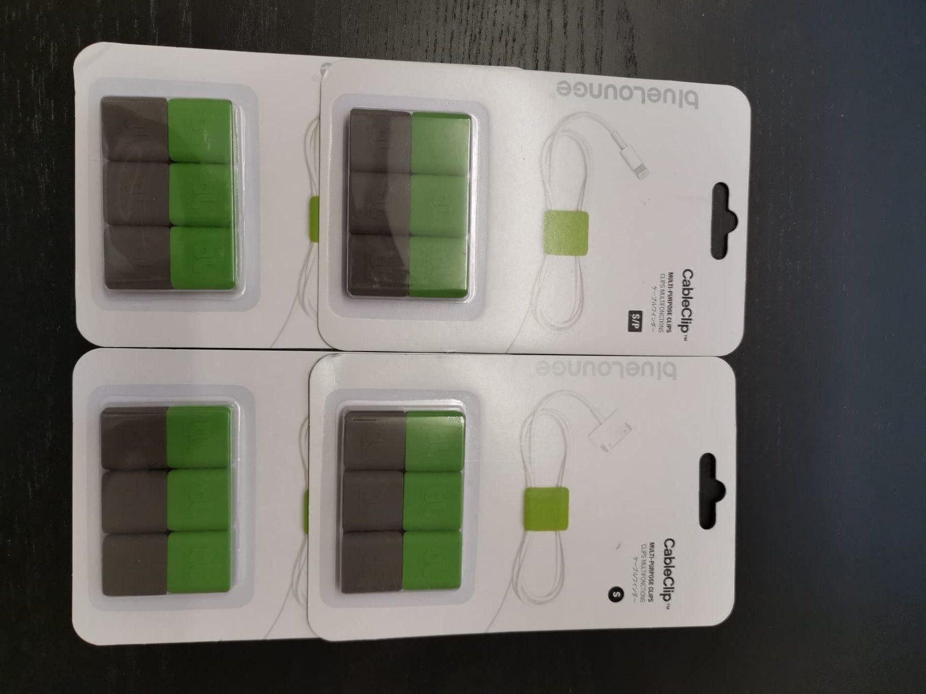 Supporti a parete: 4 Stk. Blue Lounge - CableClip – Nuovo e nell'imballaggio originale da Wängi venduto da Thurgauer98