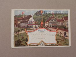 Karte Bad Flüh SO Solothurn Hotel Pension 1901