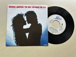 MICHAEL JACKSON tolle Single The way you make me feel 80's