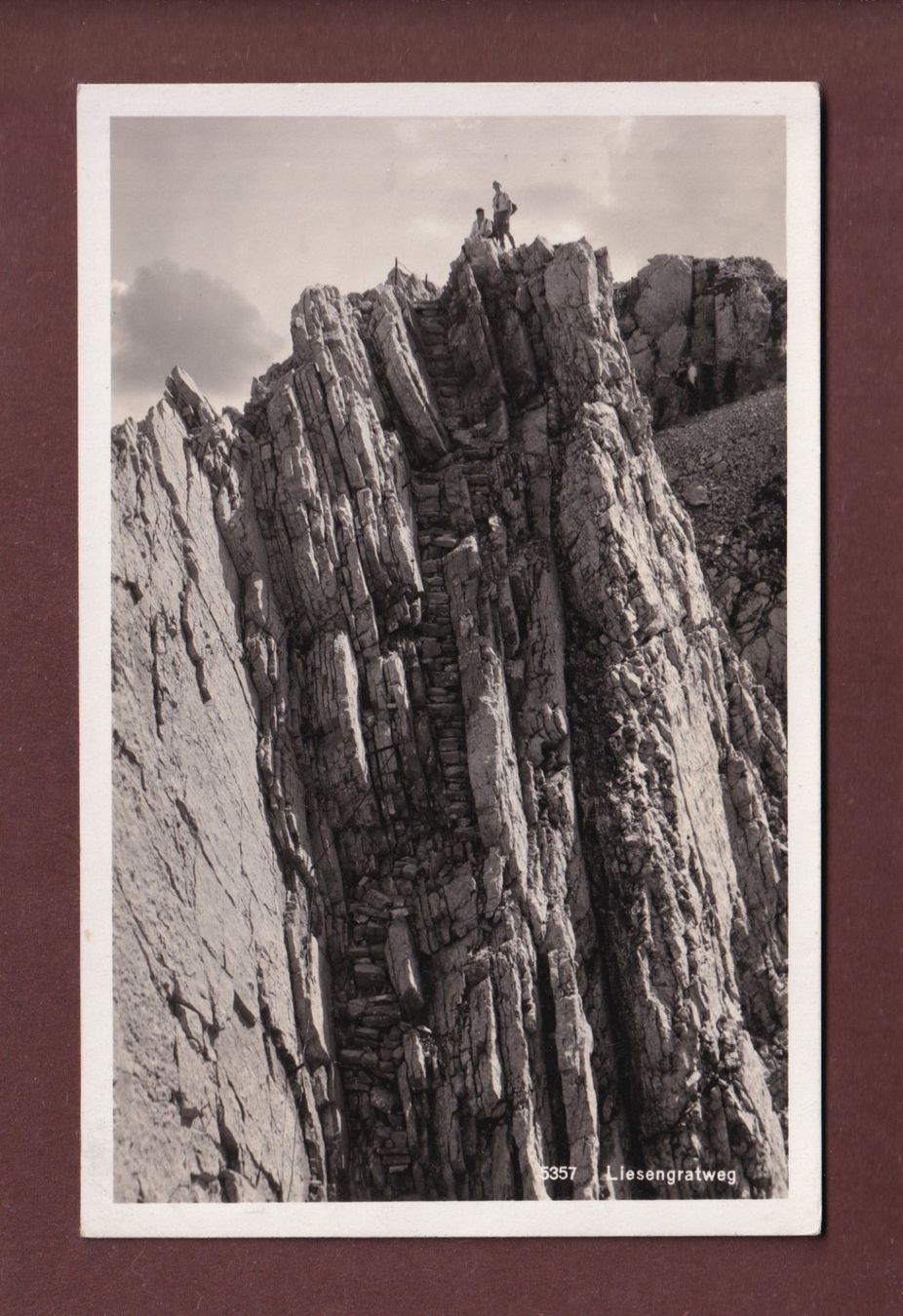 Ansichtskarten: LIESENGRATWEG - 1934 – Gebraucht aus Pully von nicecards-shop