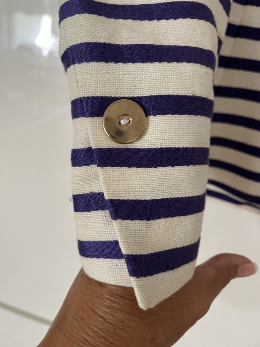 Giacche: Wunderschöner taillierter Blazer blau/violett/ offwithe – Nuovo (secondo la descrizione) da Wermatswil venduto da -secondchance- 2