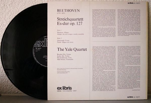 Dischi in vinile: BEETHOVEN, STREICHQUARTETT ES-DUR OP127 – Usato da Greifensee venduto da scharmant 1