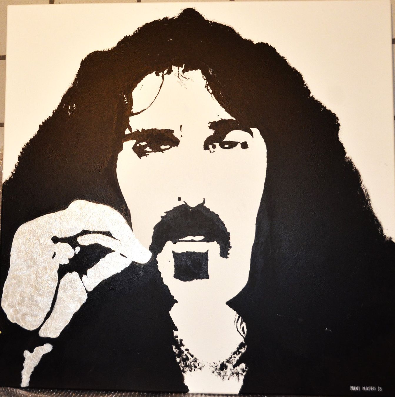Dipinti: Tableau Frank Zappa – Usato da La Neuveville venduto da man_rp8q