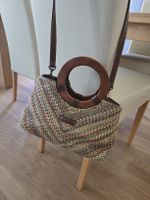 Sac à main ROSETTI, anses bois, coloré