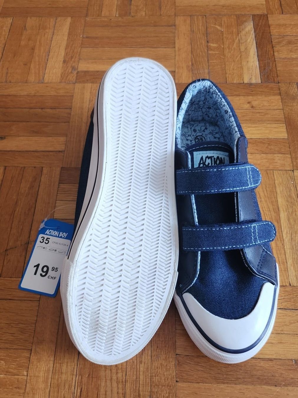 Scarpe per ragazzi: Chaussures basket en tissu 35 – Nuovo (secondo la descrizione) da Payerne venduto da fantasy124 2