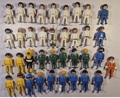 Playmobil Vintage 1974 – 37 Klickys Weiss, Blau & Taucher