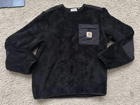 Carhartt Teddy Fleece Pullover/Sweatshirt schwarz Gr. S