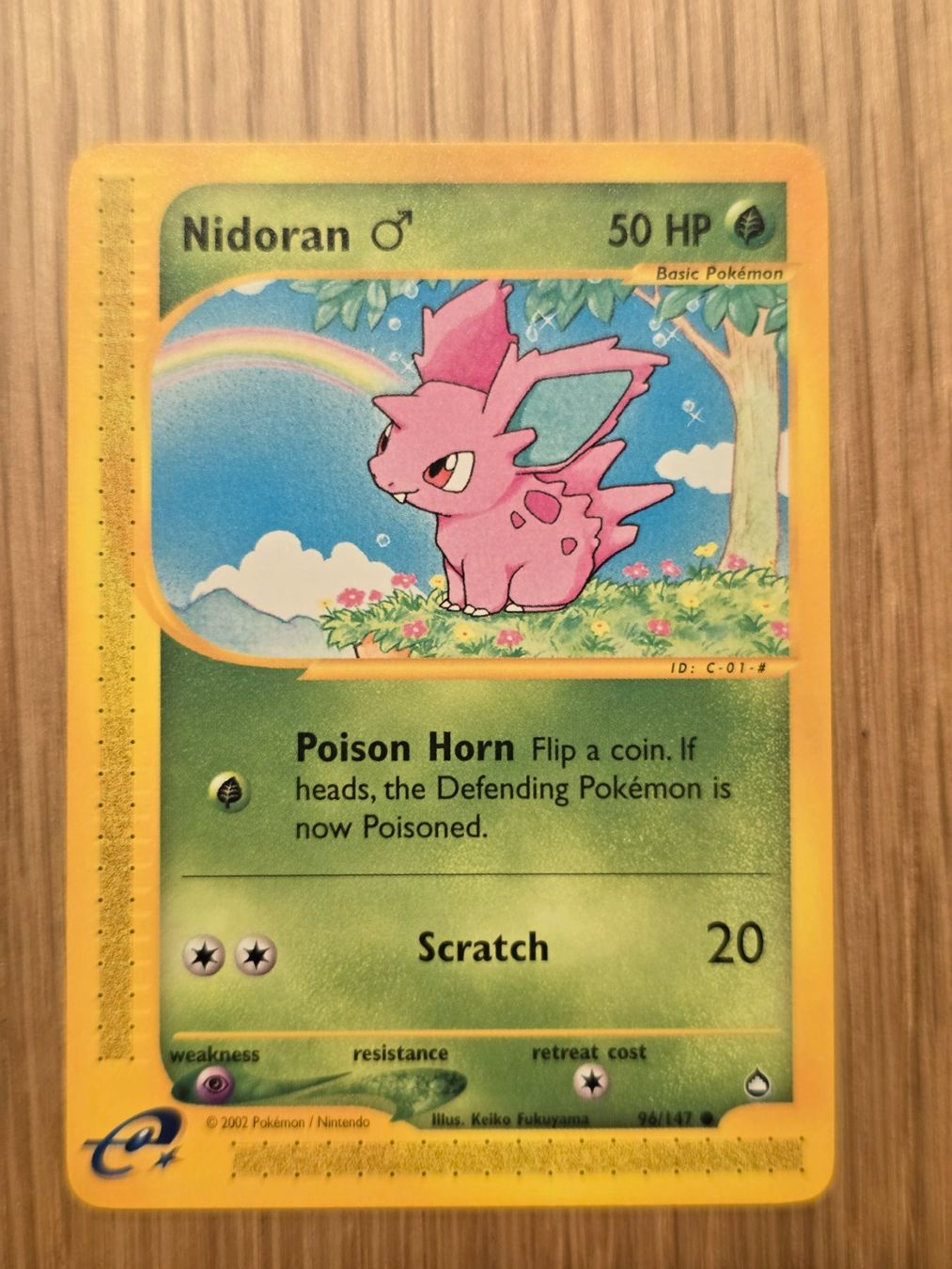 Pokémon Carte collezionabili: Pokémon TCG Aquapolis Nidoran – Nuovo (secondo la descrizione) da Rotkreuz venduto da Mahkoh