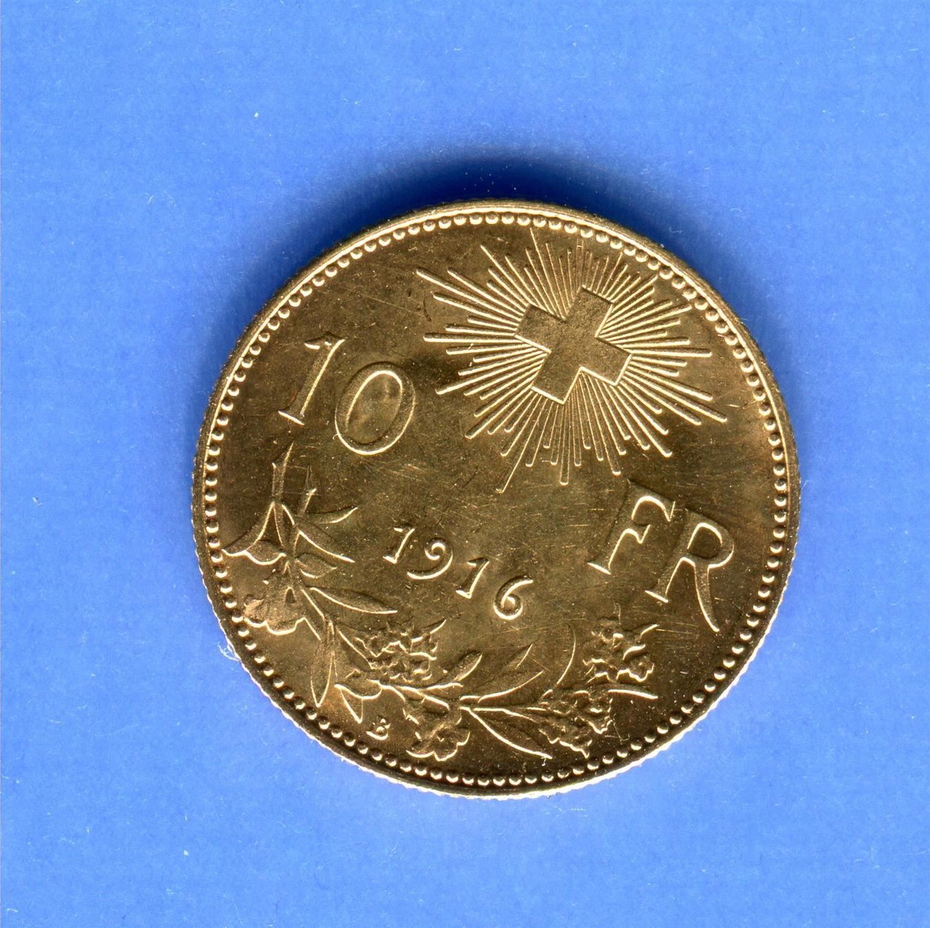 Tutti le monete: (366)10 Fr. 1916 Vreneli Top Stgl Gold – Usato da Rüthi (Rheintal) venduto da erdnuessli1