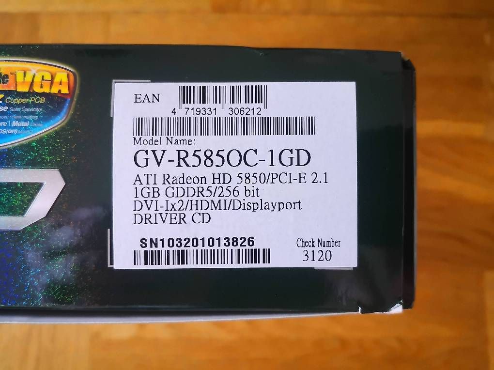 Amd Schede grafiche: GIGABYTE Radeon HD 5850 Video Card – Usato da Lausanne venduto da ale_6c5g 3
