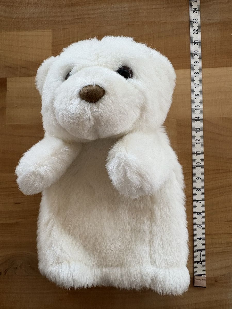 Giocattoli: Handpuppe aus Plüsch / Eisbär – Usato da Rümlang venduto da SchumBru10