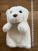 Handpuppe aus Plüsch / Eisbär