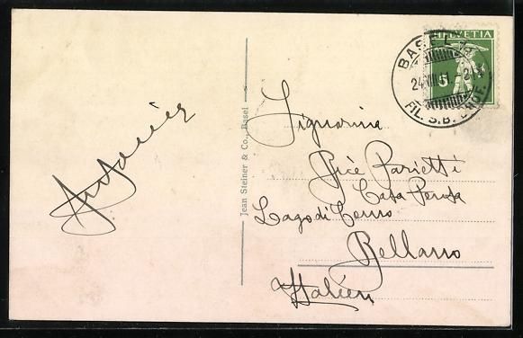 Cartoline postali: Basel, Strassenbahnen auf der mittleren  – Usato da Berlin venduto da bartko-reher 1