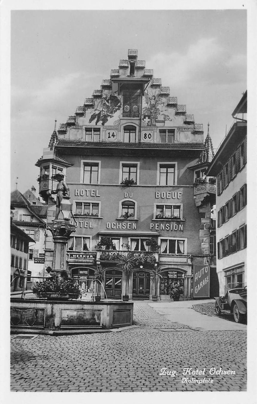 Cartoline postali: Zug hotel – Usato da Biasca venduto da Blenio71