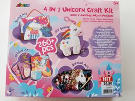 Einhorn Bastelset 4 in 1, 260+ Teile, neu, originalverpackt
