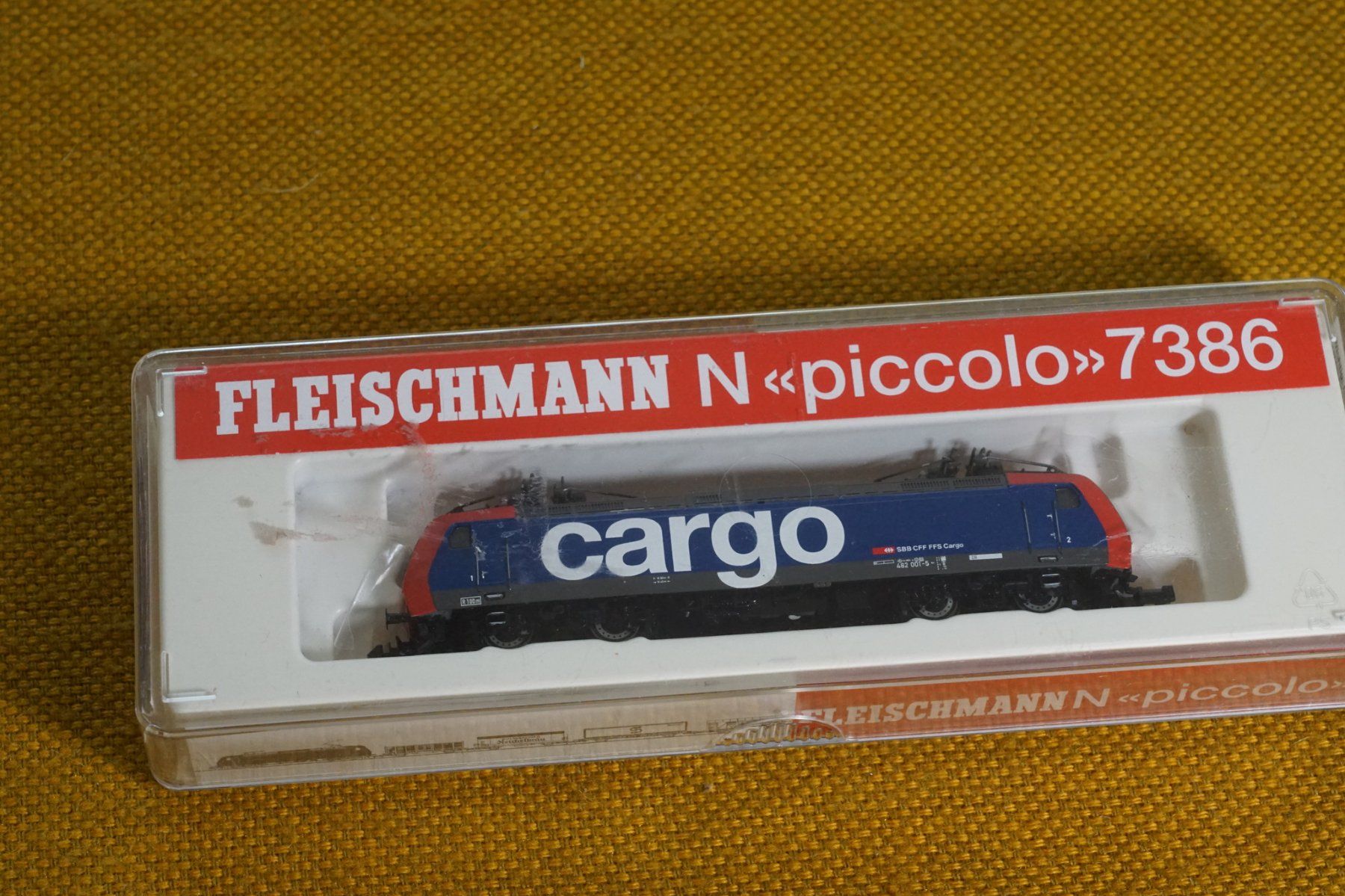 Fleischmann Modellini di ferrovie: SBB Cargo Re 482 blau/rot Spur N – Usato da Gränichen venduto da iknow 1
