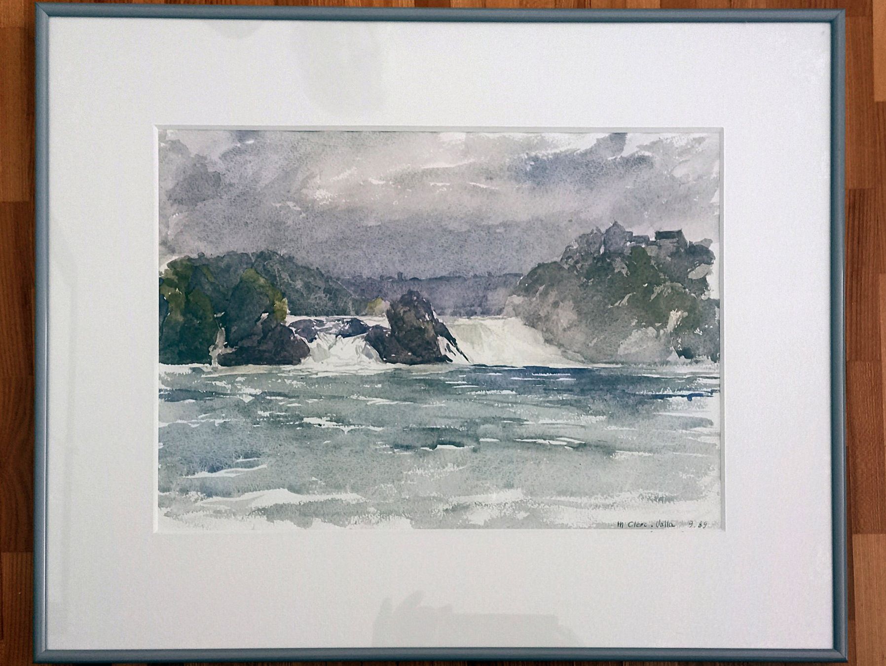 Dipinti: Rheinfall, Aquarell – Usato da Meilen venduto da Mosell