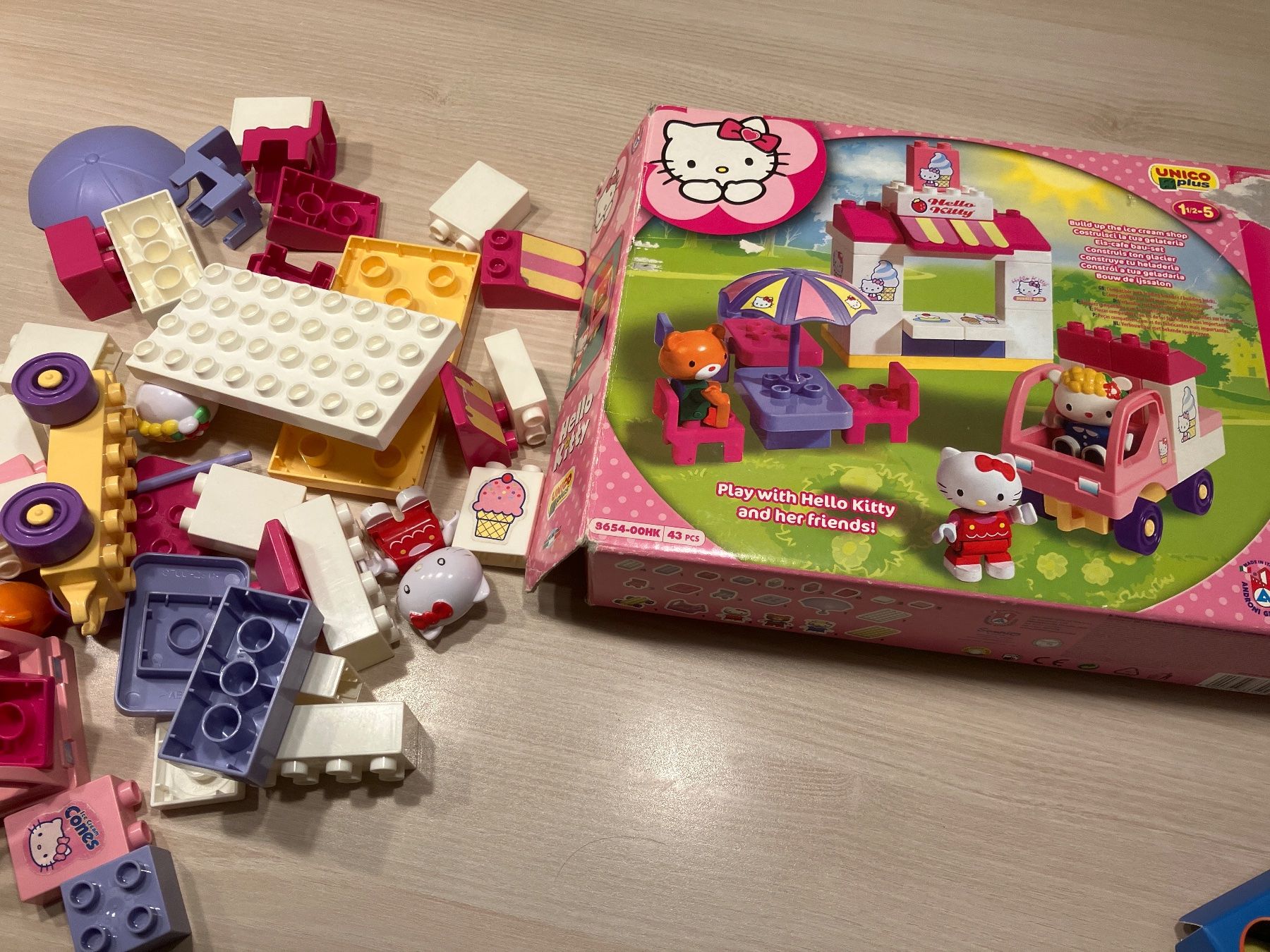 Hello Kitty Giocattoli: Unico Plus Hello Kitty (ähnlich Luplo) – Usato da Schüpfheim venduto da mami2020