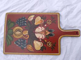 Tagliere in legno dipinto a mano