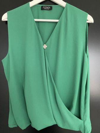 Bluse grün Gr. 42