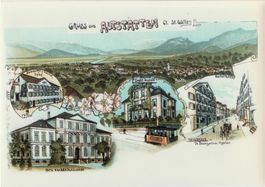 Gruss aus Altstätten, St. Gallen (AK Lithoansicht Format A4)