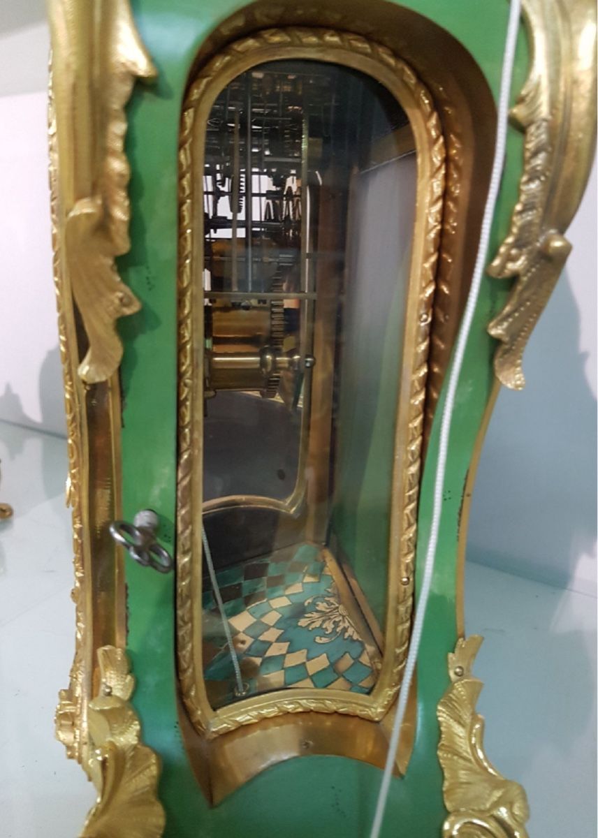 Orologi: Regence Prunk Pendule signiert Vignet Paris – Usato da Zürich venduto da Kristl_von_der_Post 3
