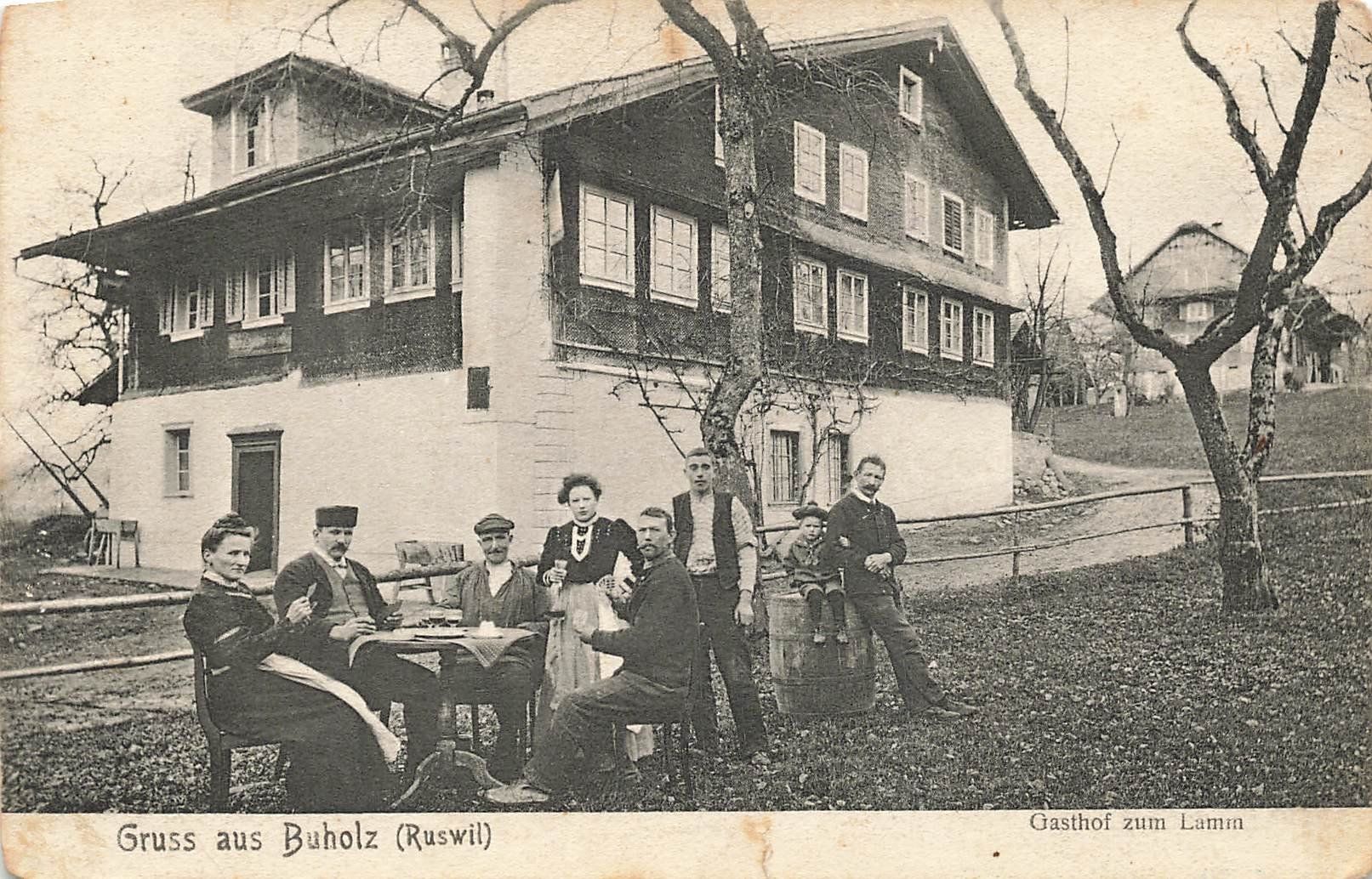 Cartoline postali: Gruss aus Buholz (Ruswil) – Usato da Schwyz venduto da Seffi56