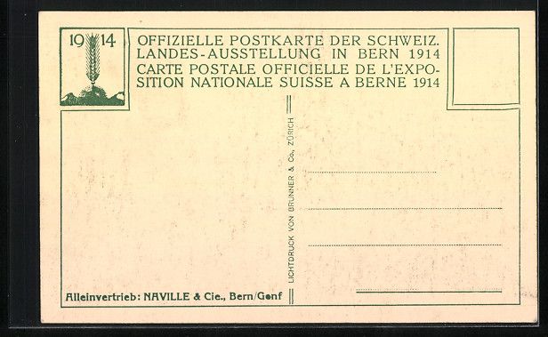 Cartoline postali: Bern, Schweizerische Landesausstellung 1 – Usato da Berlin venduto da bartko-reher 1