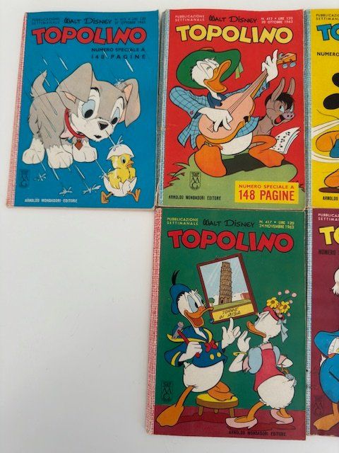 Fumetti: 7  TOPOLINI ANNI 1963 BUONI E RARI – Usato da Davesco-Soragno venduto da kappas 3