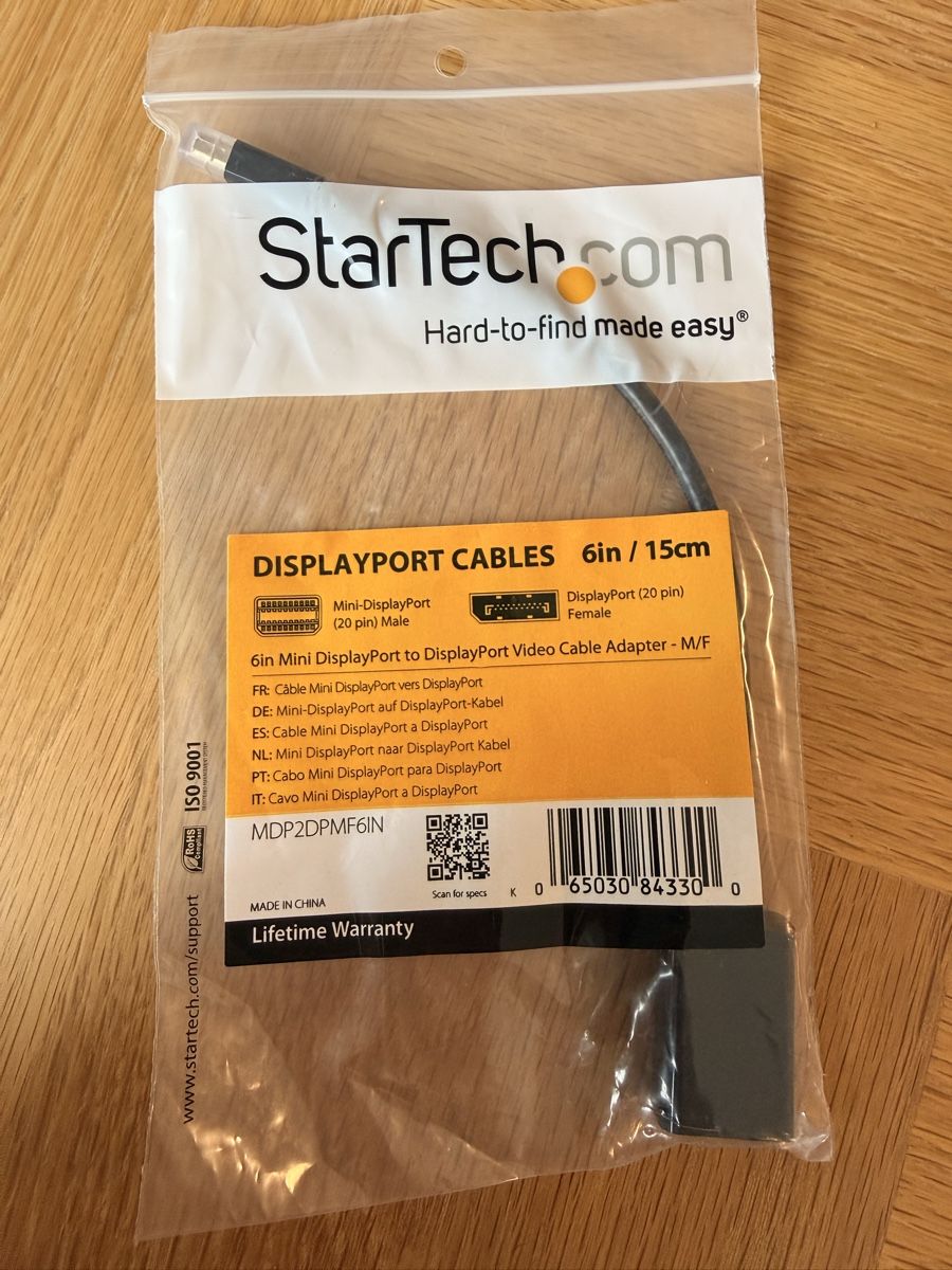 Laufwerke & Adapter: StarTech Mini DisplayPort Adapter, Neu, Originalverpackt – Neu und originalverpackt aus Rüschlikon von hakanyum 5