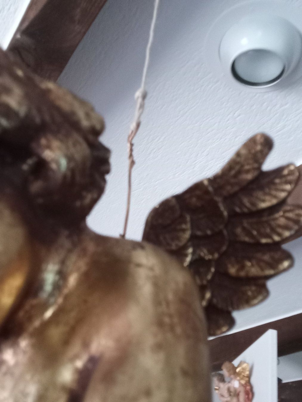Statuette: Schwebender Engel mit Trompete – Usato da Zürich venduto da edi_c2m6 4
