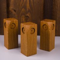 Holzeule aus Eichenholz - Klassisch geölt