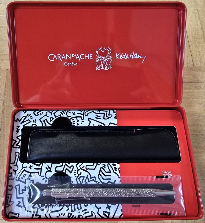 Caran d'Ache : Coffret ECRIDOR Stylo bille & Étui en Cuir 3