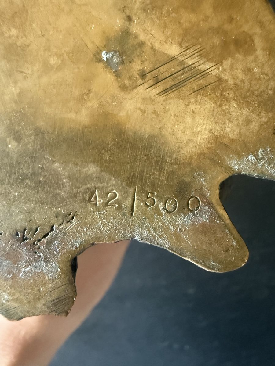 Statuette: Bronze Statue, Nummer 42/500, Kunstobjekt, schwer,Top! – Usato da Langenthal venduto da Benij2104 2