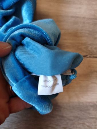 Abito blu con spalline elastico