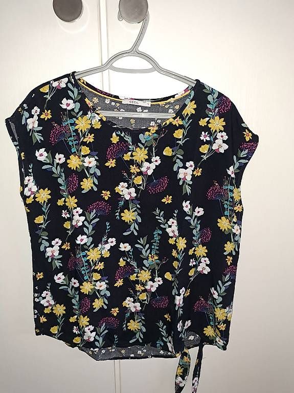 Camicette: Blusenshirt Cecil, Gr. S, dunkelblau – Usato da Gelterkinden venduto da monika-68