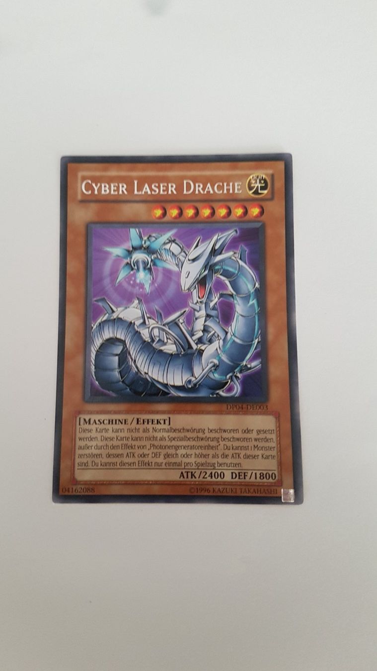 Yugioh Sammelbilder & Trading cards: Cyber Laser Drache DP04-DE003 Rare – Gebraucht aus Basel von