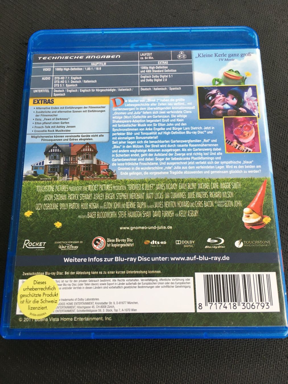 Tutti i DVDs: Gnomeo und Julia [Blu-ray] – Usato da St.Gallen venduto da MedienJoe 1