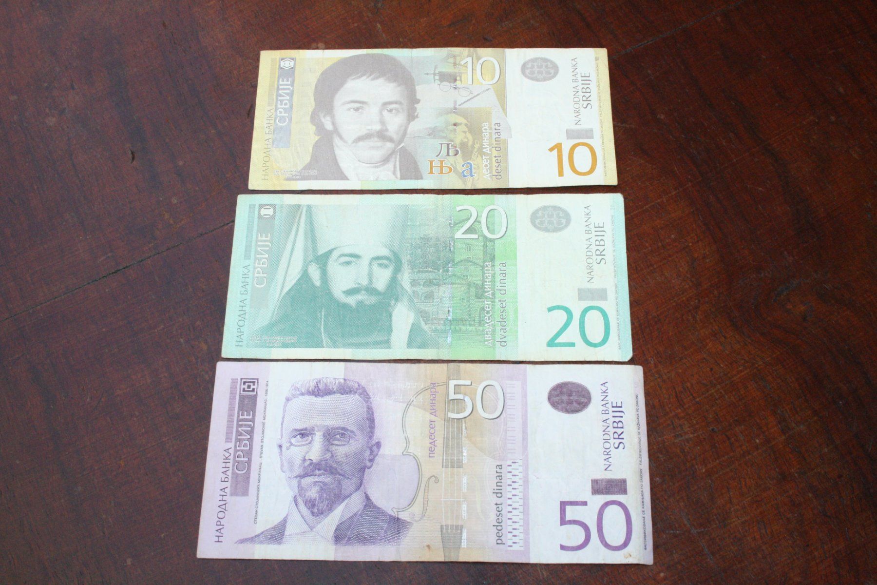 Banconote: Serbie 3 billets – Usato da Cormondrèche venduto da Hermes.monnaies