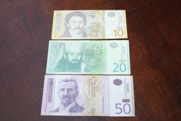 Serbie 3 billets