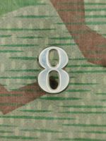 Ord. 1869–1898 Nummer 8 zu Tschako, Silber