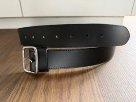 Echt Leder Gürtel „Swiss Made“ schwarz