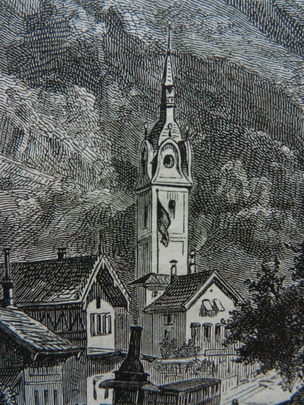 Gravures: Vitznau Talstation Rigibahn – D'occasion à Risch par Rischli15 8