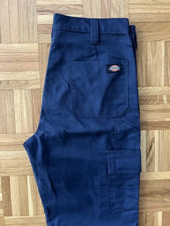 Dickies Navy Blue Cargo Pants - W33 L32 - New!