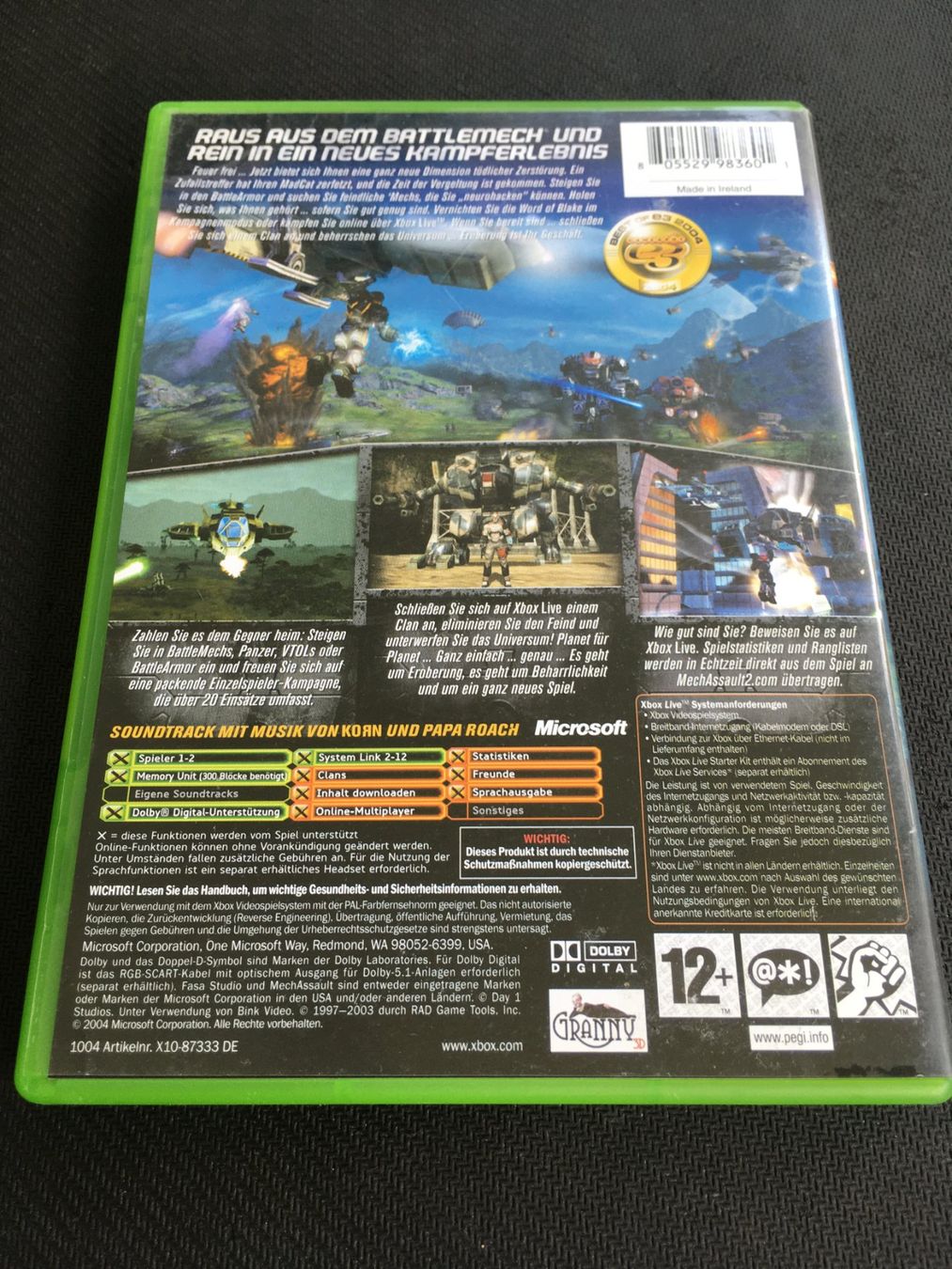 Microsoft Giochi: Mechassault 2 - Lone Wolf - Xbox – Usato da St.Gallen venduto da sjosjo 1