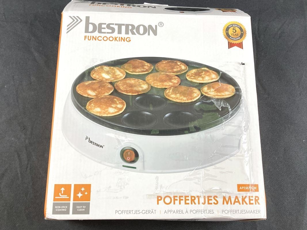 Elettrodomestici da cucina: BESTRON | Poffertjes Maker | APFM700 | weiss – Nuovo (secondo la descrizione) da Wittenbach venduto da Restwert_St-Gallen 6
