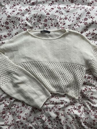Gestricktes crop top
