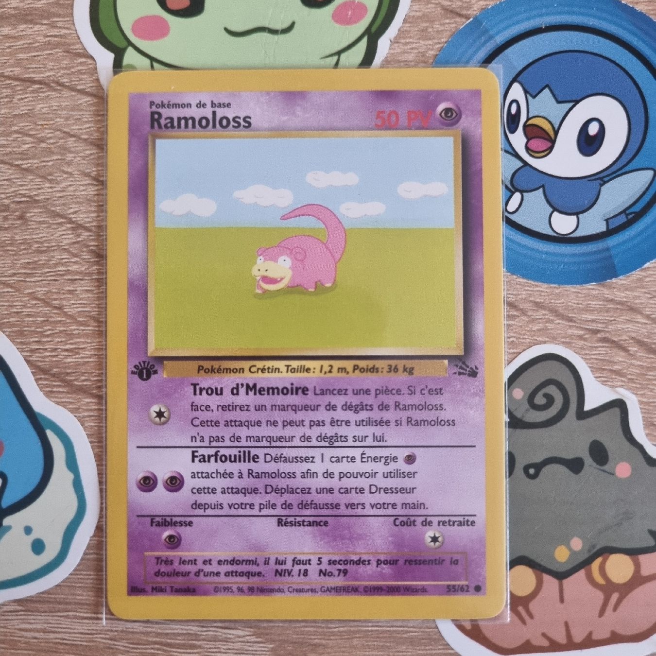Pokémon Cartes à collectionner: ramoloss édition 1 Fossile  – D'occasion à St-Maurice par Woopersonal
